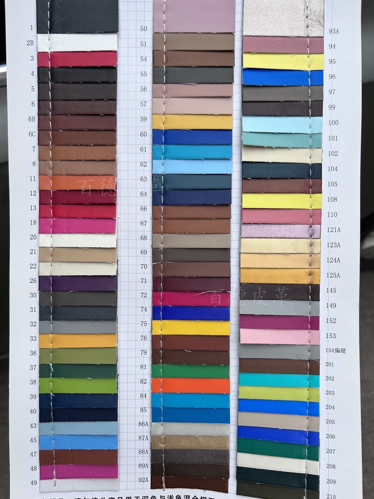 0.7纳帕纹PU革 羊纹 相册箱包手袋工艺品收纳盒 人造革仿皮面料