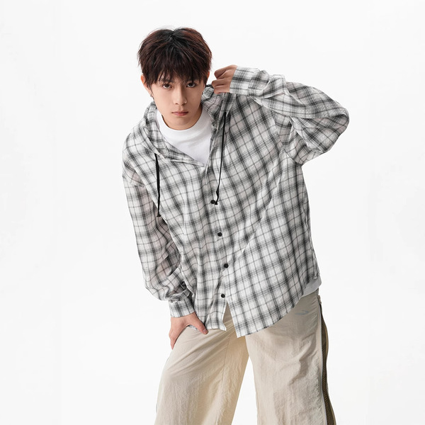 Demi-season retro trend fashionable shirt for men and women