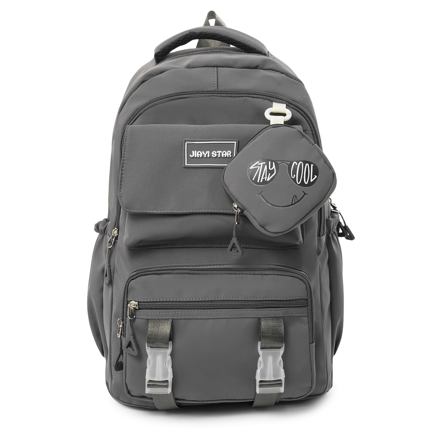 Mochila de alto valor visual de gran capacidad multicapa para reducir la carga de la espalda de la escuela secundaria, mochila para estudiantes de secundaria, mochila para computadoras de viaje