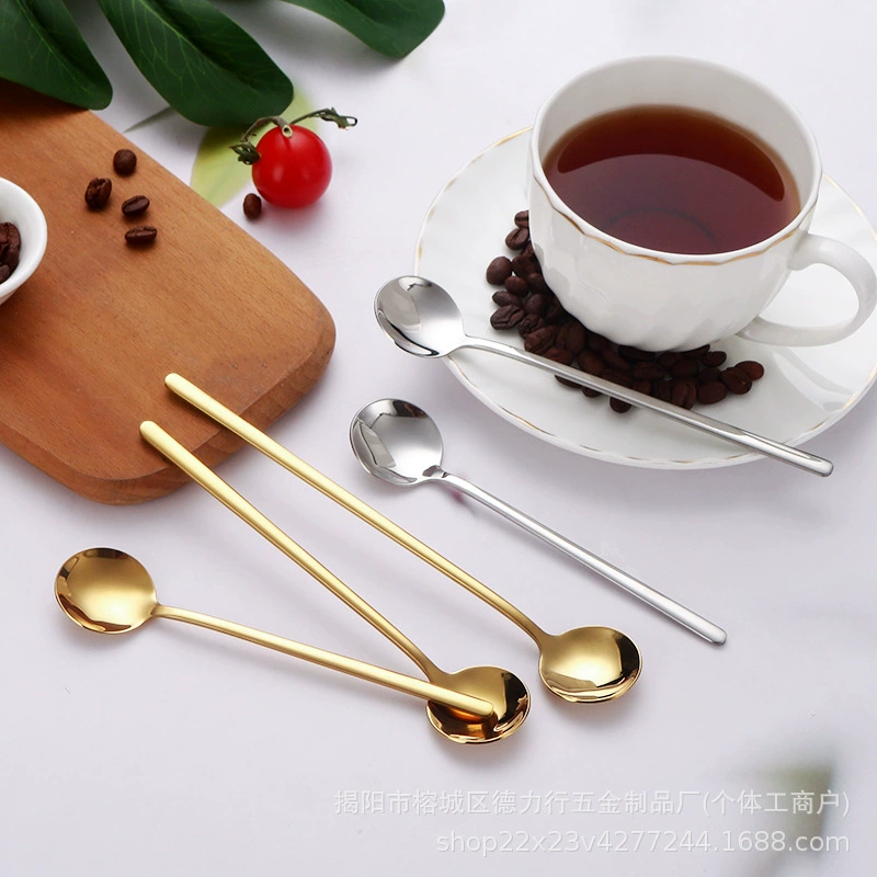 Ложка из нержавеющей стали, маленькая круглая, для птичьих гнезд и белого гриба, для меда, десертов, свадебных подарков, для перемешивания, подарочная, для кофе