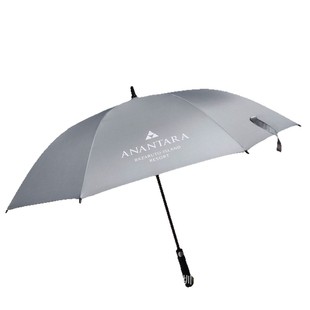 Anantara Hotel Thailand Umbrella 27inch Full Fiber Bone Automatic Golf Umbrella Exported to Thailand