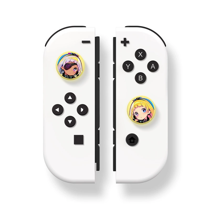 Крышка-накладка на джойстик (Nintendo Switch OLED и Lite), силикон, матовая, противоскользящая, на заказ
