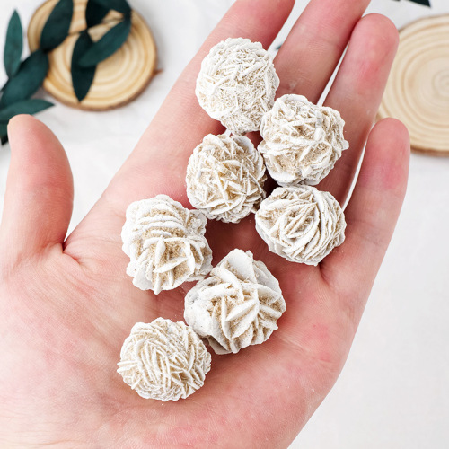 Natural crystal ore specimen desert rose crystal raw stone rose stone Moroccan crystal crystal decorative ornaments