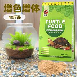 海豚巨甲多能龟粮石金钱龟饲料增色龟料增黄增红增黑龟粮乌龟饲料