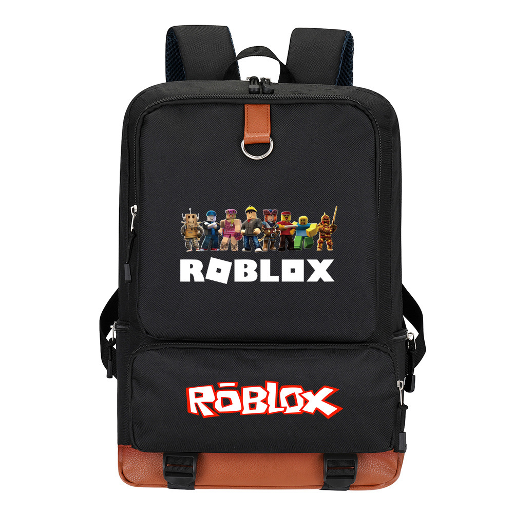 가상 세계 ROBLOX 게임 남녀 대용량 배낭 학교 가방 여행 가방 컴퓨터 가방 새로운