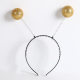 2025 New Style Foam Hair Band Cartoon Hair Accessories Cute Powder Ball Autumn and Winter Headwear Hair Card Headwear