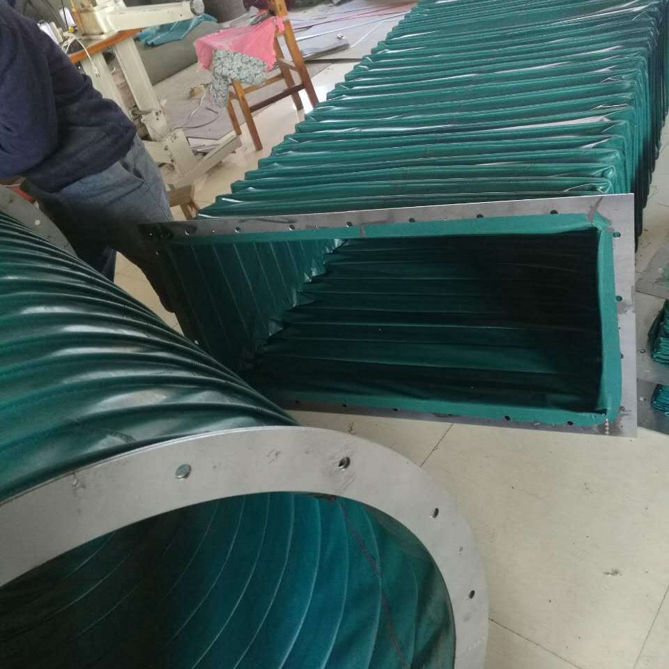 耐温电柜风道通风软连接优 质供应商  耐 磨刮胶布风机软连接