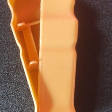 8cm高分子踢脚线转角PVC配件塑料地脚线阴阳角连接堵头