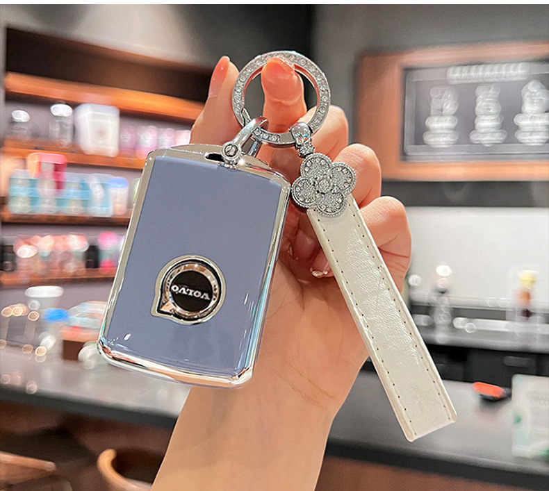 Special Volvo Key Cover for Xc60, Xc40, S90, S60, Xc90, V60, V90 High-End Car Key Case for Men and Women