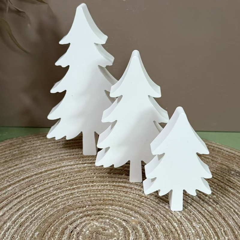 大、中、小のクリスマスツリー型シリコンモールドギフト装飾石膏接着剤モールド DIY 手作り|undefined