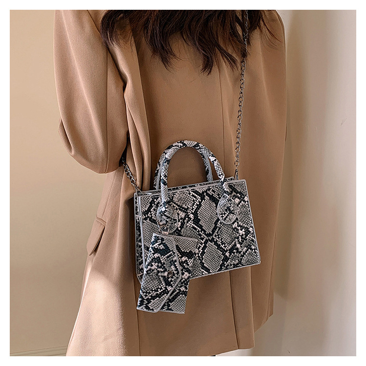 Elegante schlange muster einfache textur handb 2024 neue modische design einzelne schulter crossbody mutter kleine quadratische_voghion.com