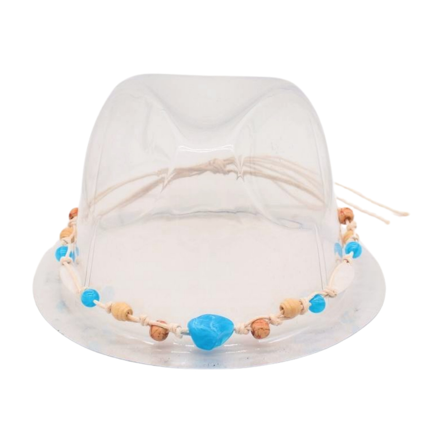 14g Weight Fascinator Hats Type Holiday, Daily Occasion turquoise Material Geometric Pattern All Seasons Season Unisex Gender Basic, Ethnic Style, Simple Style Style Unisex Basic Ethnic Style Simple Style Geometric Eaveless Hat Accessories 5