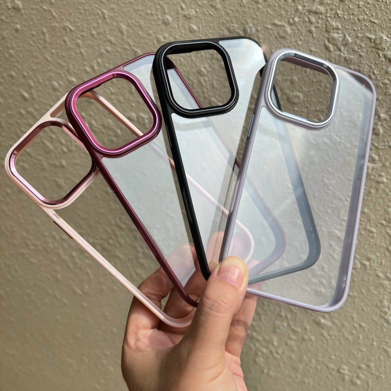适用苹果17PROMAX手机壳凹槽滴胶素材壳子iphone15/16金盾壳金属|undefined