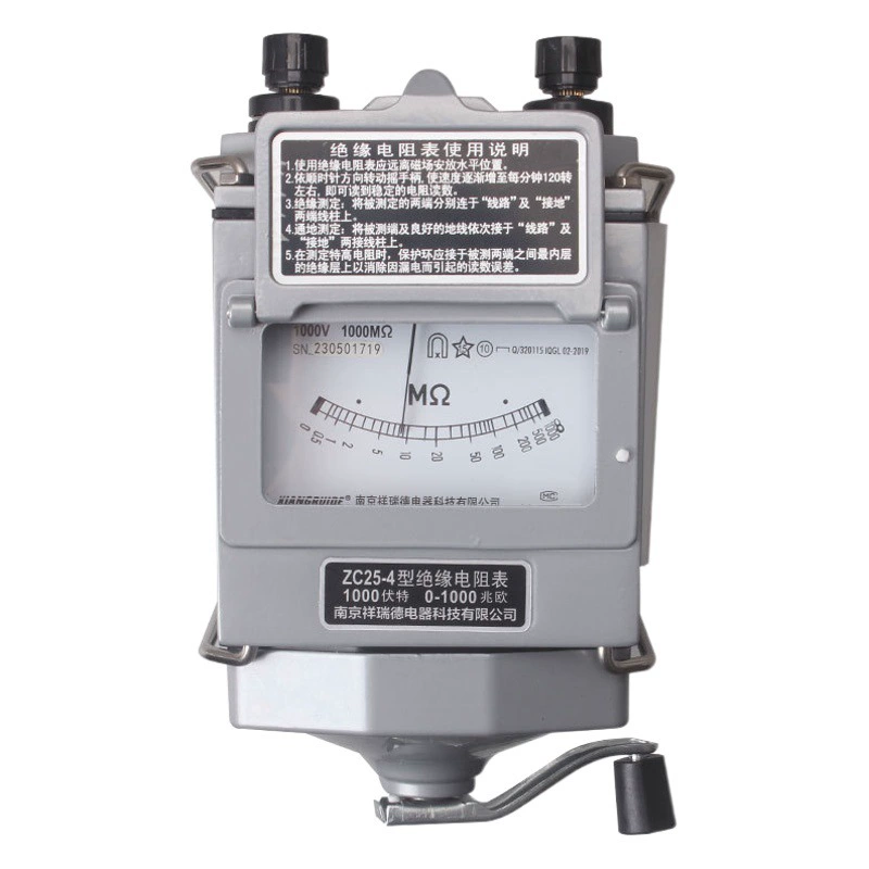 ZC25/B-4 ручной шейкер из сплава MEGOHMMETER Тестер сопротивления изоляции