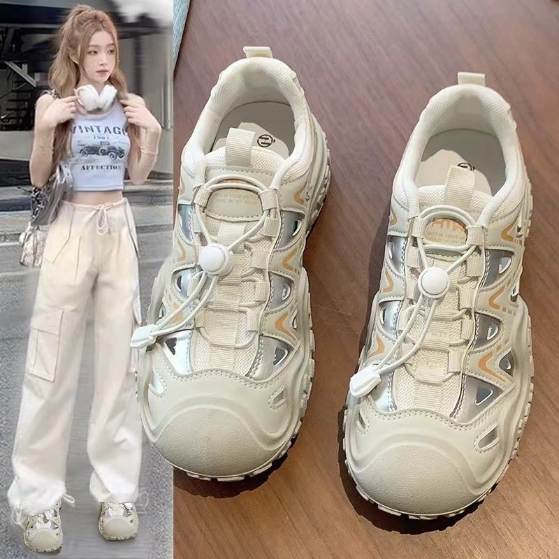 Popular Sports Shoes for Women, 2026 Summer New Models, Trendy Ugly-Cute Thick-Soled Breathable Outdoor Casual Shoes