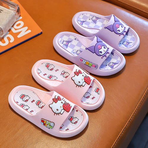 Children's slippers summer indoor home slippers cute non-slip girls girls boys slippers wholesale Sanrio