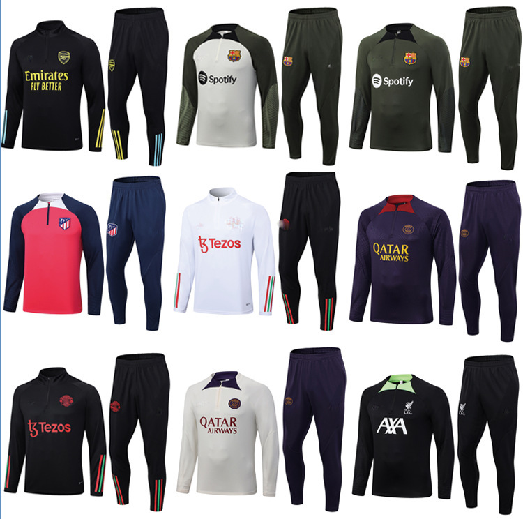Horse Competition Paris, Barcelona, Mitchesi, Long-Sleeved Training Clothes, Football Game Jerseys, Drop Shipping
