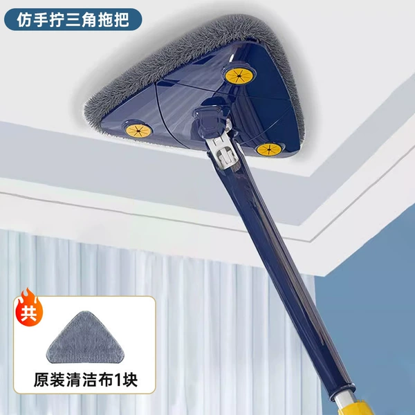 Imitation hand twist triangle mop + original cleaning cloth