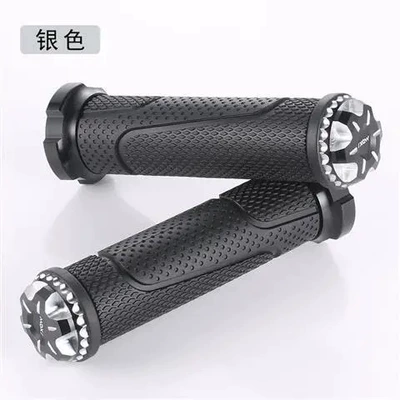 Wholesale motorcycle modification accessories Motorcycle Handle Cover - 224-handle-glue-silver