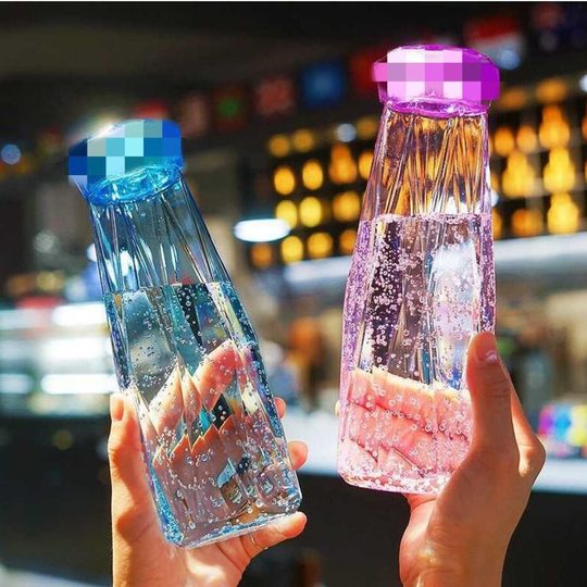 Hot ins Colorful Crystal Diamond Cup Gift Creative Diamond Glass Couple logo Push New