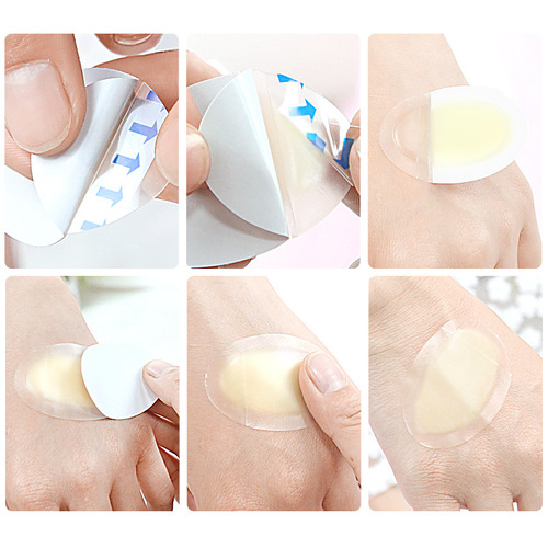 Women's high heels gel heel stickers anti-wear foot stickers half size pad heel stickers heel stickers shoe stickers