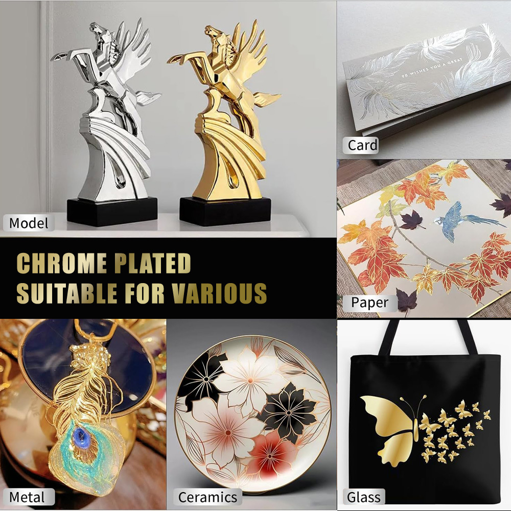 Modelo de cromado de lápiz de marca de alta calidad de color de relleno DIY lápiz de pintura de metal de espejo impermeable lápiz de pintura de uñas resaltado