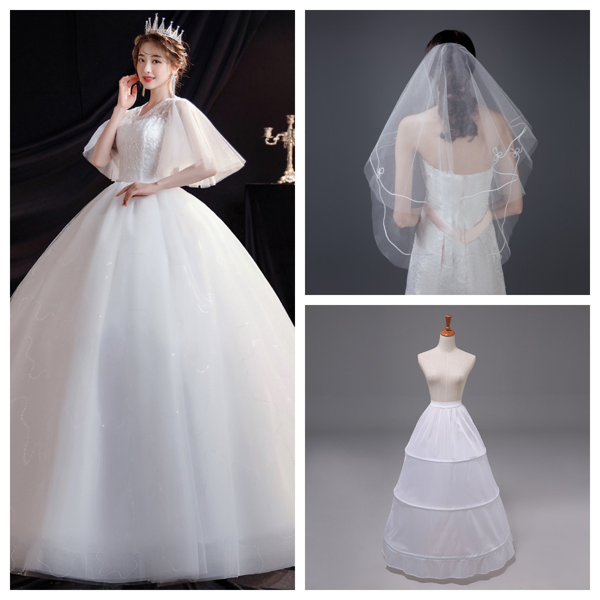 Wedding+(skirt and veil)
