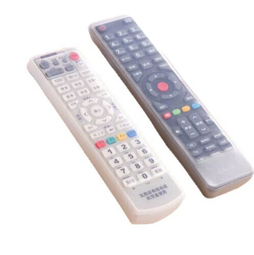 Rabbit, remote control, glowing transparent dust cover, silicone TV, protective case