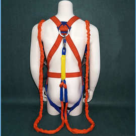 高空作业悬挂式安全吊带防坠落全身式安全带五点式缓冲安全带