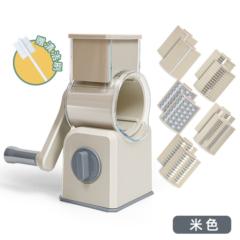 クロスボーダー専用ドラム野菜切り神器ジャガイモ削り器多機能野菜切り機手回し野菜切り器|undefined