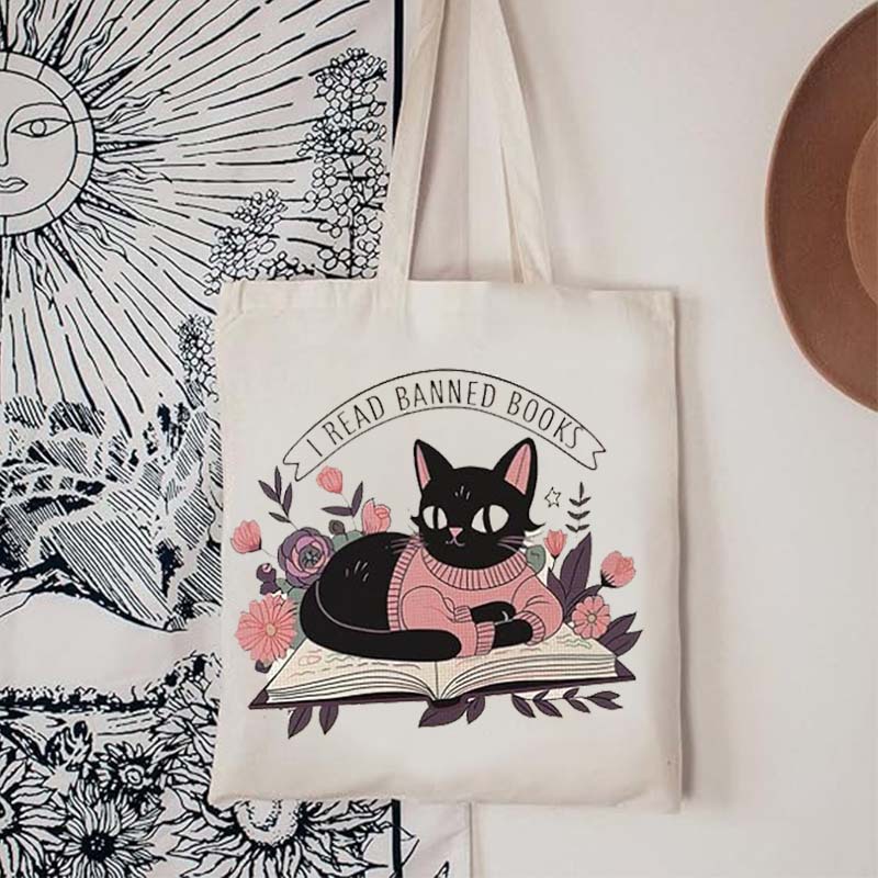letras inglesas canciones impresión bolsas de lona bolsas de hombro bolsas plegables bolsas de mano bolsas de compras Amazon explosión comercio exterior