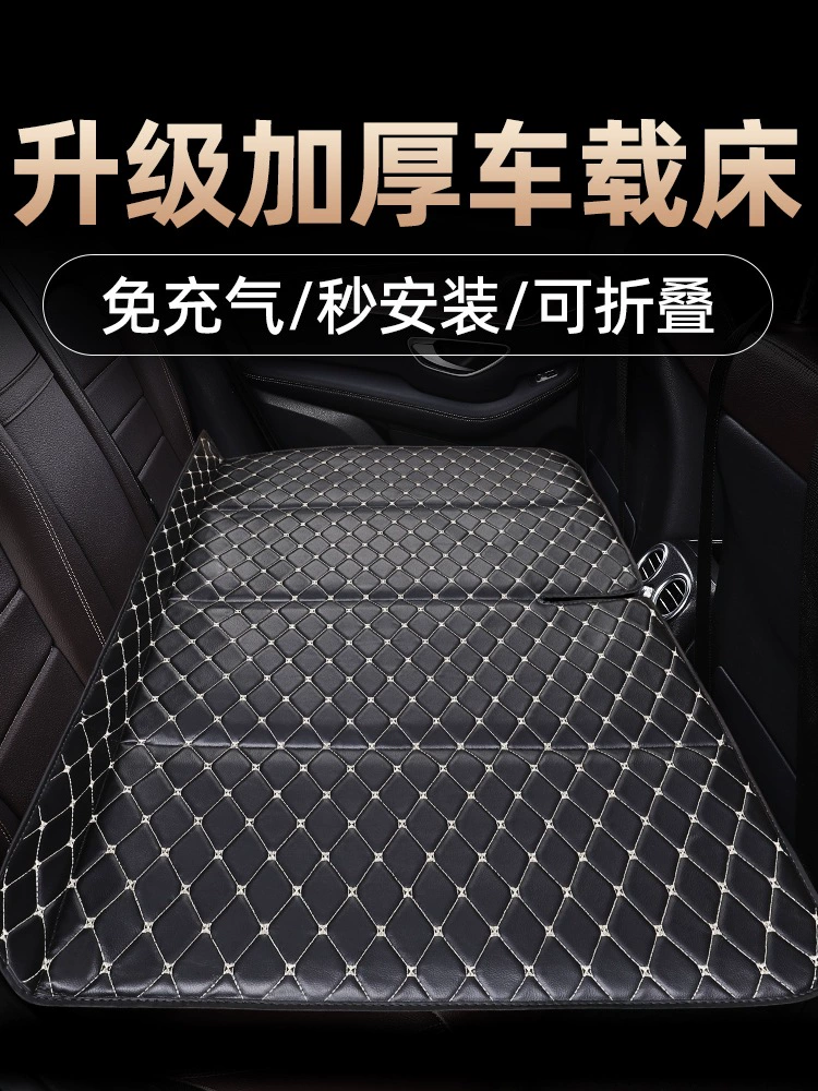Foldable handheld children's inflatable mattress for traveling