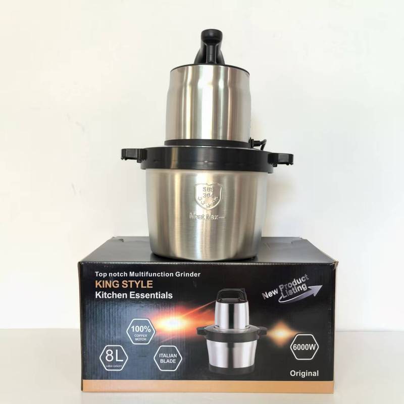 Fufumachine6L蒜蓉搅拌机辅食机电动不锈钢绞肉机和面肉丸打肉机|undefined