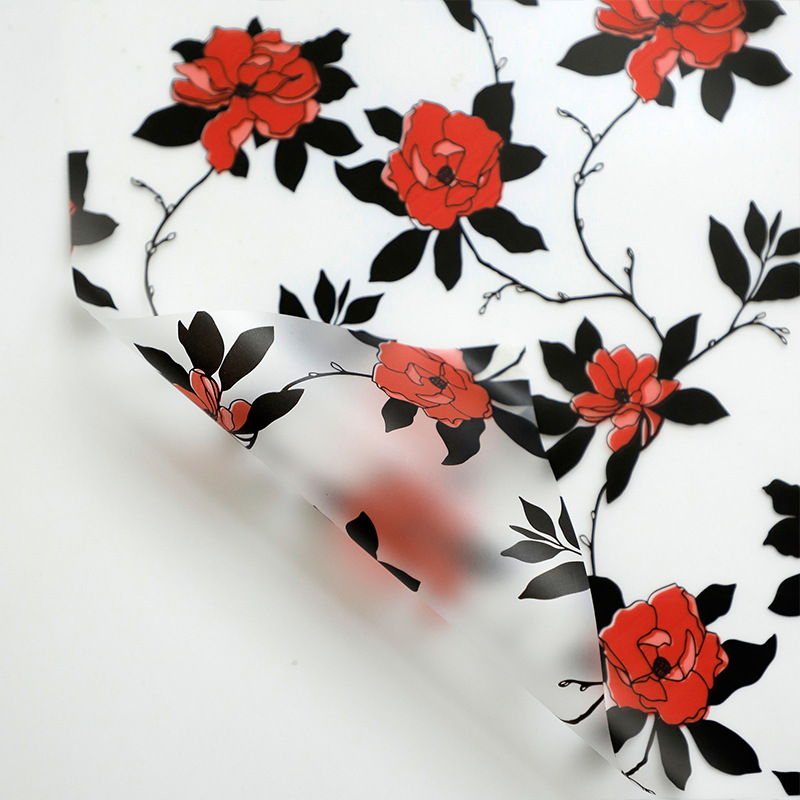 Huaxi Nosa Papel Camellia Papel de embalaje de flores diy regalo ramo de flores Papel de envoltura de flores Papel de niebla translúcido