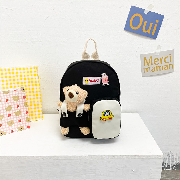 Wholesale Cartoon Clashing Color Bear Doll Backpack Nihaojewelry display picture 7