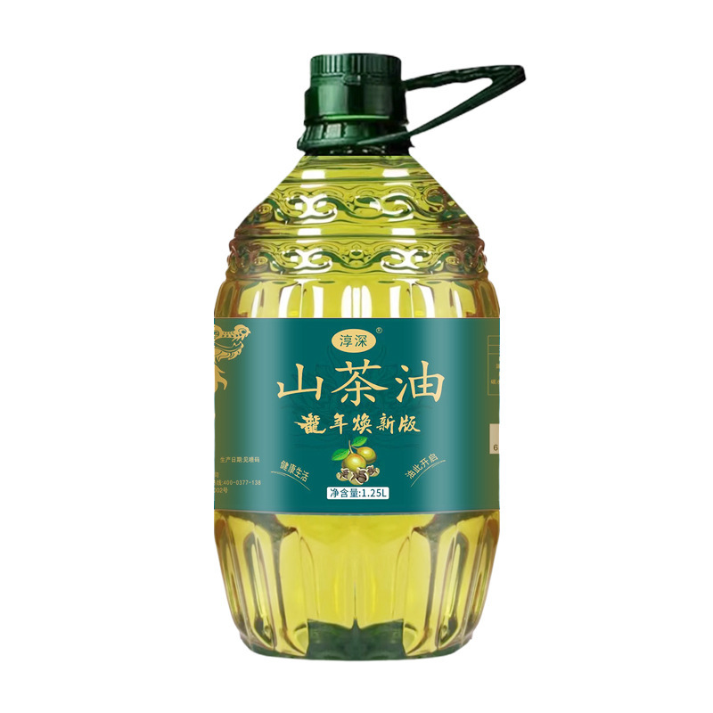 純粋なツバキの油の5リットルの1級の冷搾りの正統のツバキの種の油の茶の木のツバキの油の食用油は油の種を搾ります|undefined