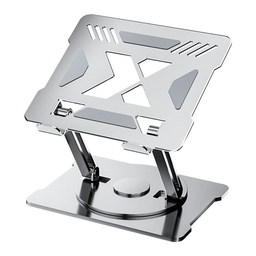 Aluminum alloy notebook stand multi-functional rotating foldable lifting computer stand desktop cooling heightening stand