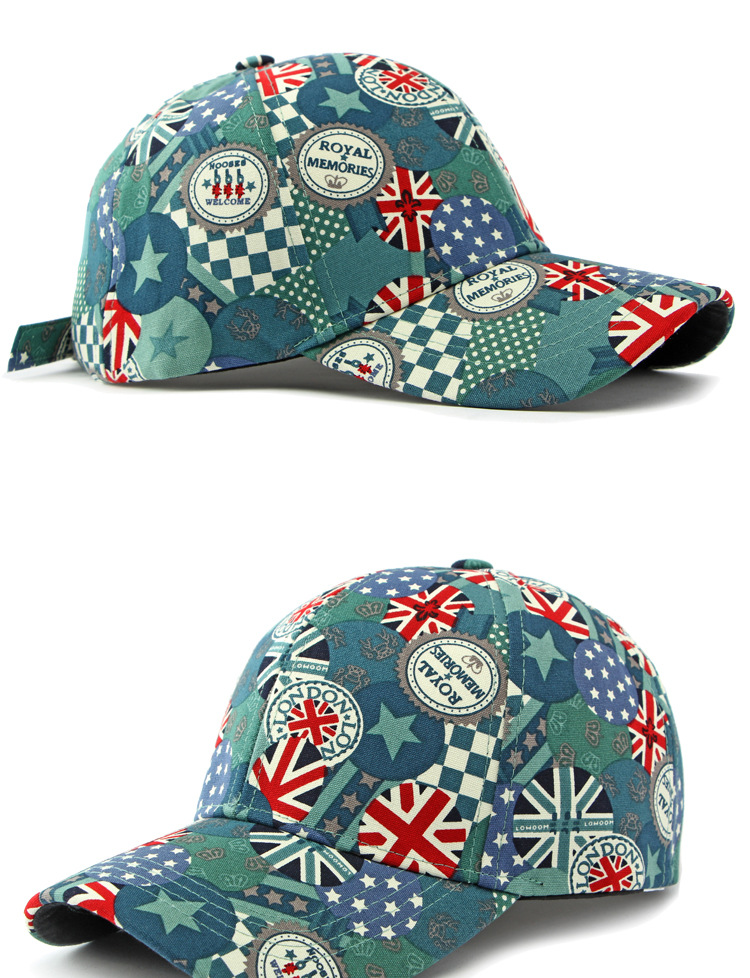 Cappello da baseball con visiera rigida e graffiti di tendenza della personalità, berretto da uomo e da donna con protezione solare, stile britannico_voghion.com
