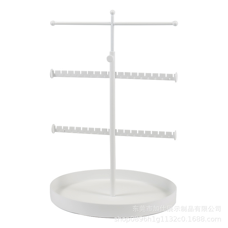 跨境项链手链饰品伸缩首饰圆盘耳环架手串珠宝收纳首饰伸缩圆盘展