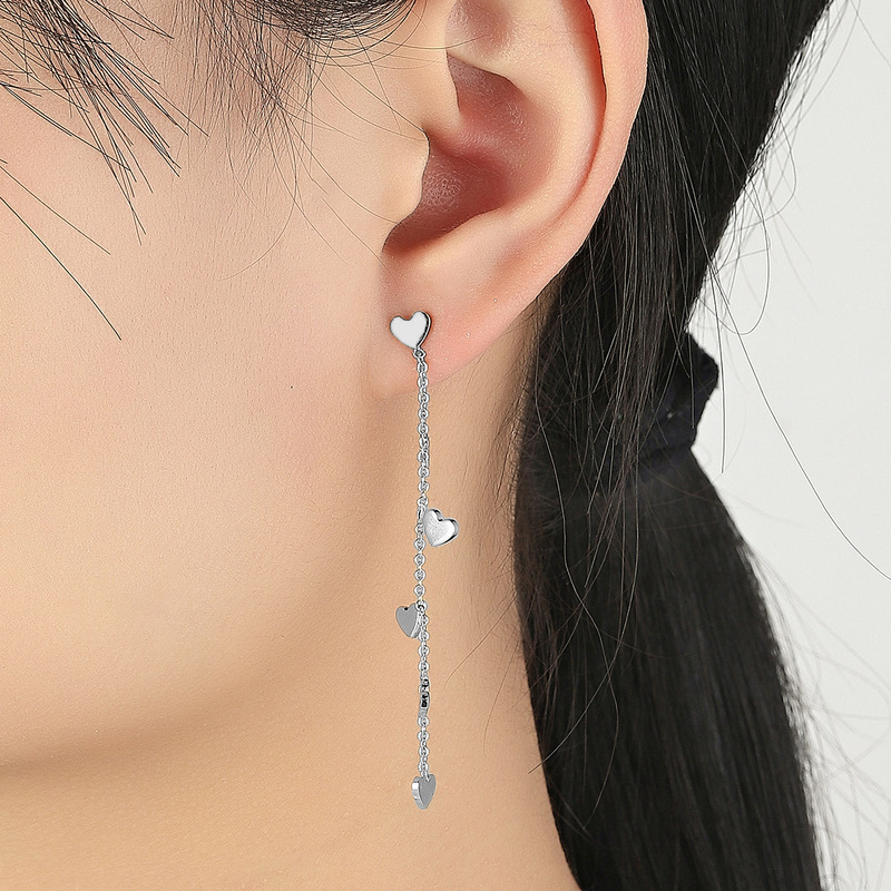 South Korea's Dongdaemun Long Tassel Earrings for Women, Super Fairy Temperament, Versatile Love Earrings, Internet Celebrity Earrings South Korea's Dongdaemun Long Tassel Earrings for Women, Super Fairy Temperament, Versatile Love Earrings, Internet Celebrity Earrings
