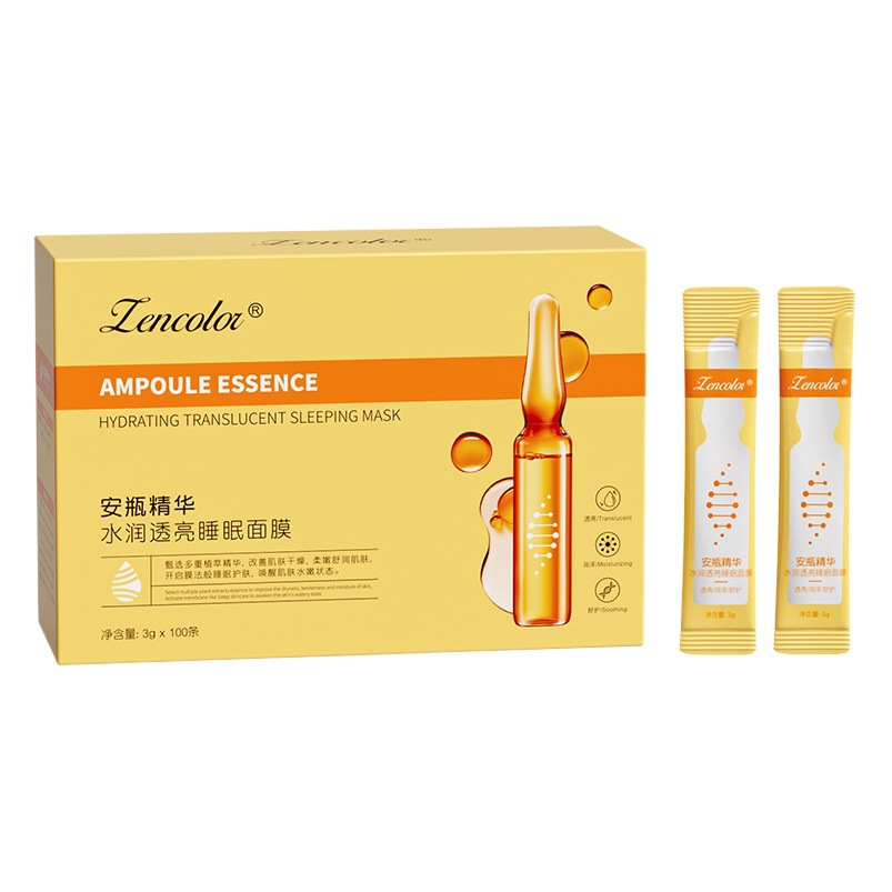 Apply-On Facial Mask, No-Rinse Sleep Mask, Hydrating and Moisturizing Essence Skin Care Product, Pore Shrinking Gel Mask, Wholesale in Stock