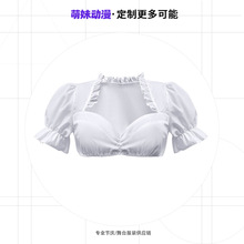 【工厂定制】2025年跨境新款德国慕尼黑啤酒节服装白色叮咚服衬衫
