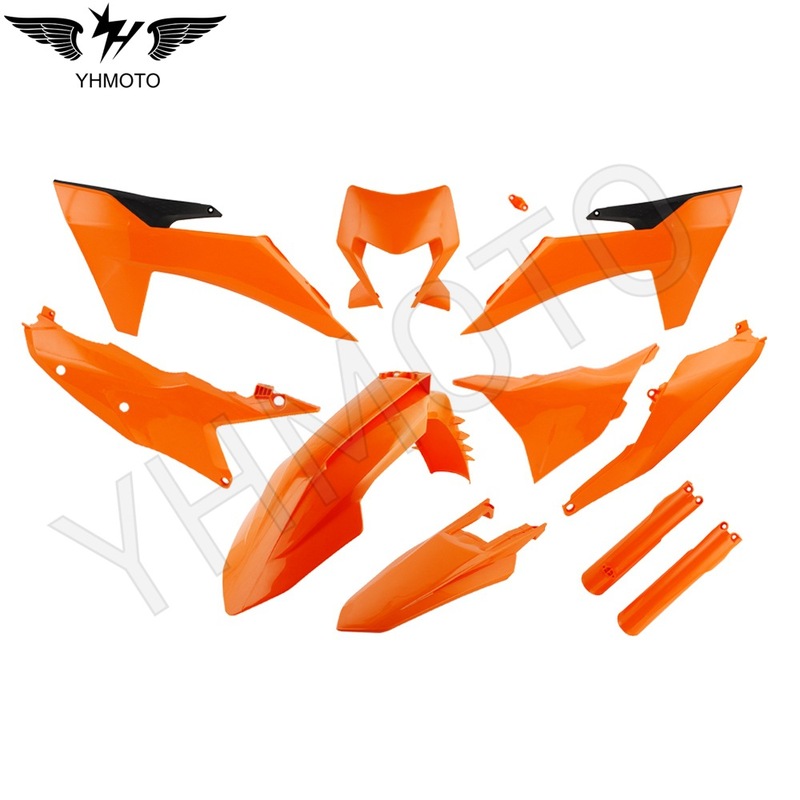 適用KTMプラスチックセットタンクシートマット付2023 2024 EXC 125 250 300 350 450|undefined