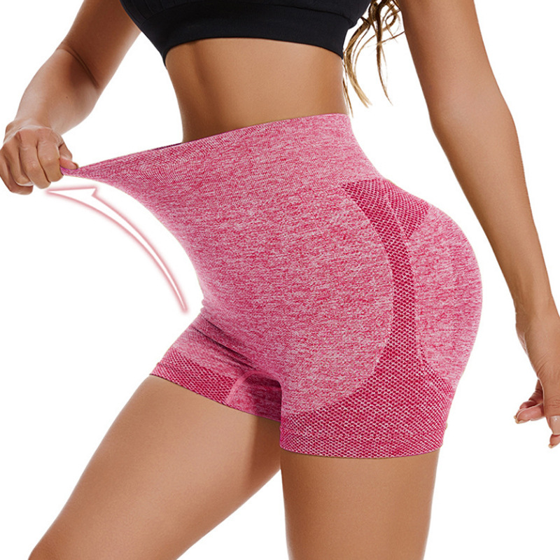 High-Waist Booty Lifting Shorts, Tummy Control Workout Shorts