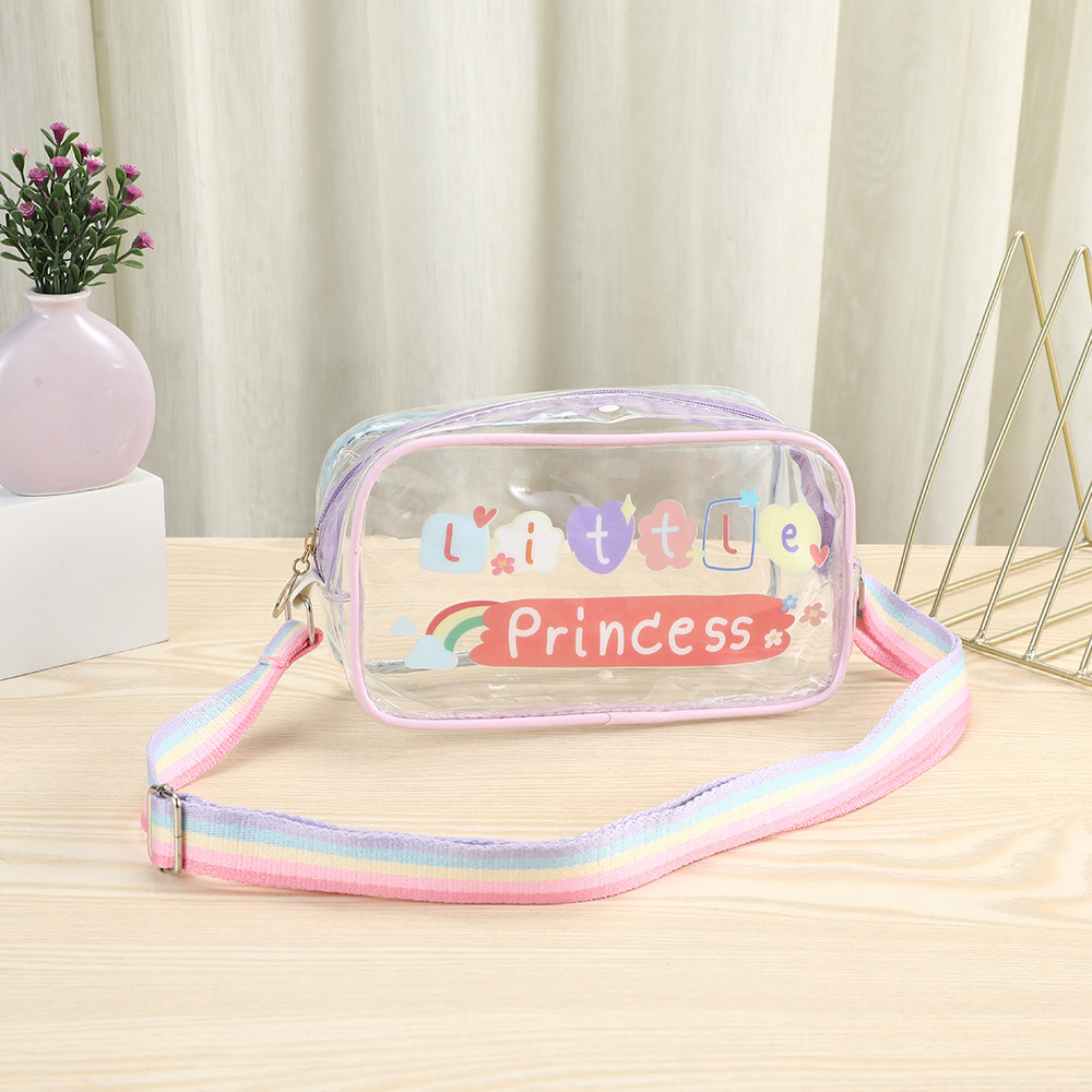 Yama bolsa de maquillaje transparente bolsa de almacenamiento de viaje del aeropuerto patrón de arena transparente bolsa de playa alta capacidad de aire