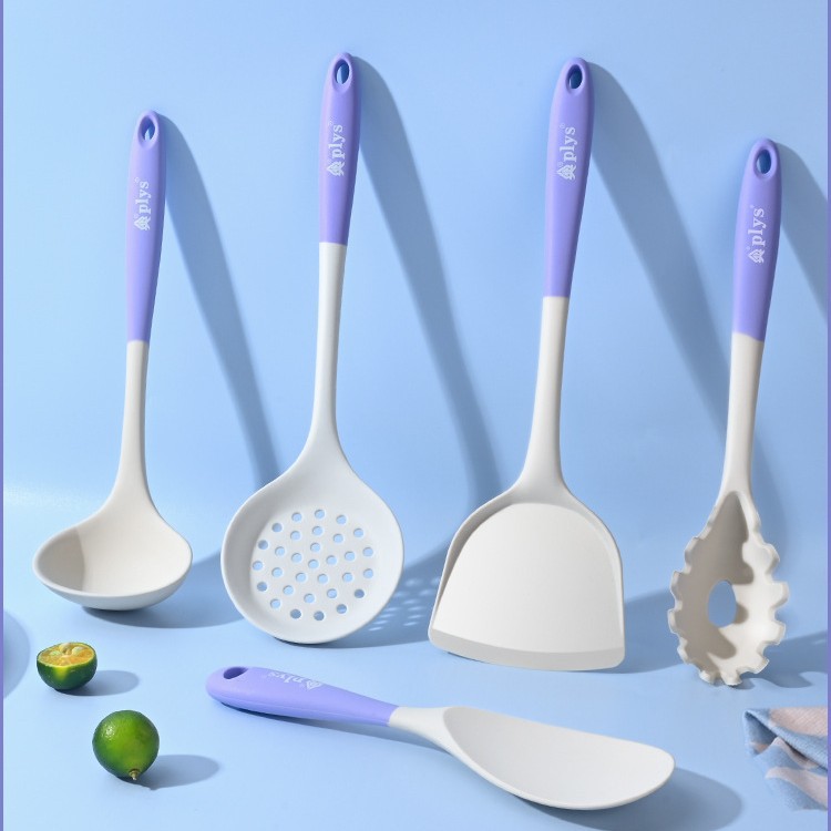 Paleta de cocina antiadherente de cocina de grado alimenticio doméstico con paleta de cocina de cocina resistente a fugas de alta temperatura