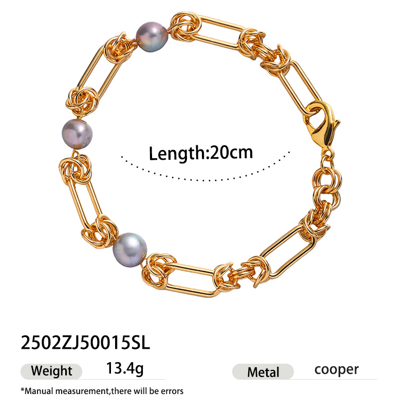 Europa y los Estados Unidos lujo ligero transfronterizo pulsera de alta sensación de perla natural exquisita nicho diseño universal ventas calientes nuevas