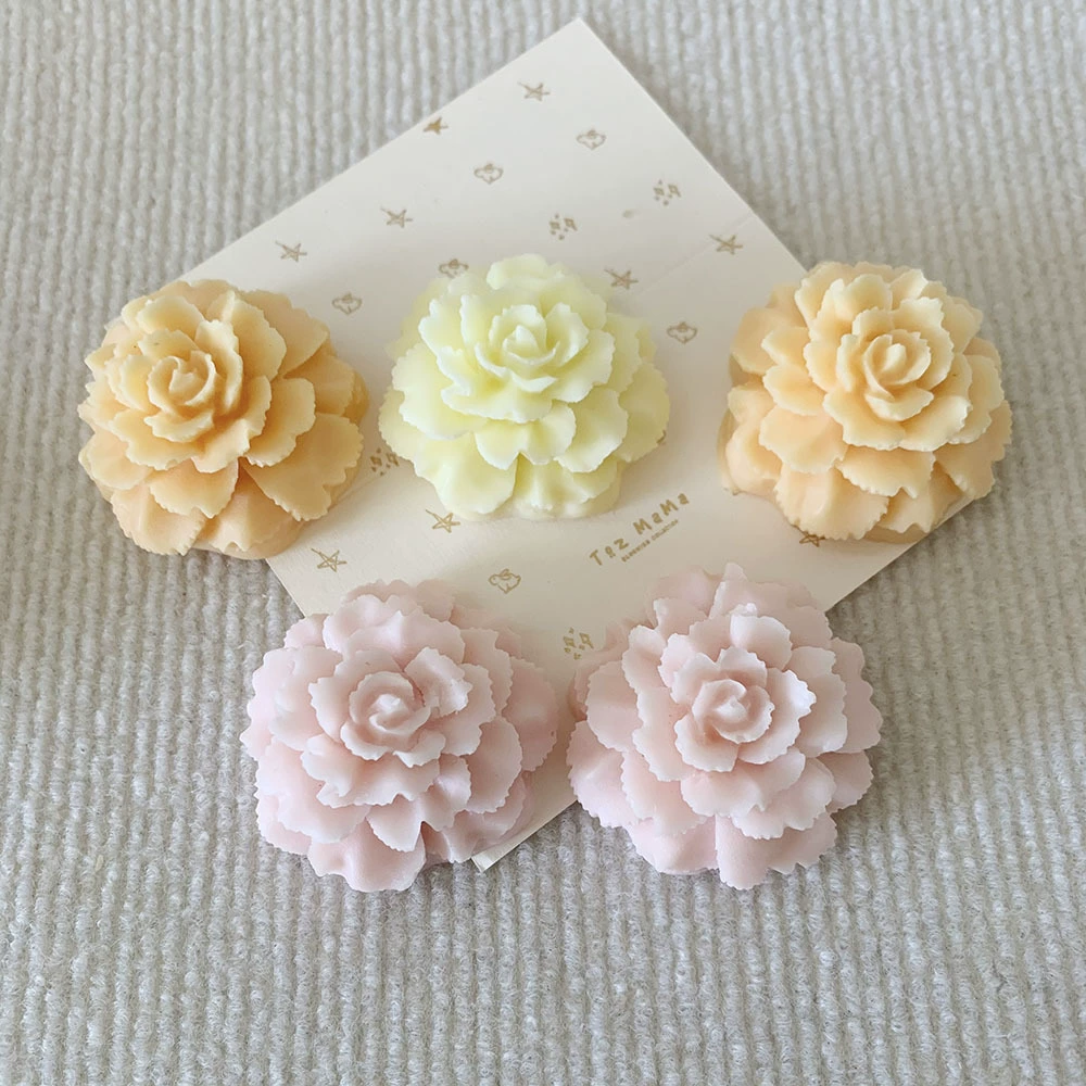 Silicone Mold BA008, Flower Shape for Soap, Fondant & Aromatherapy, Handmade DIY Small Kit
