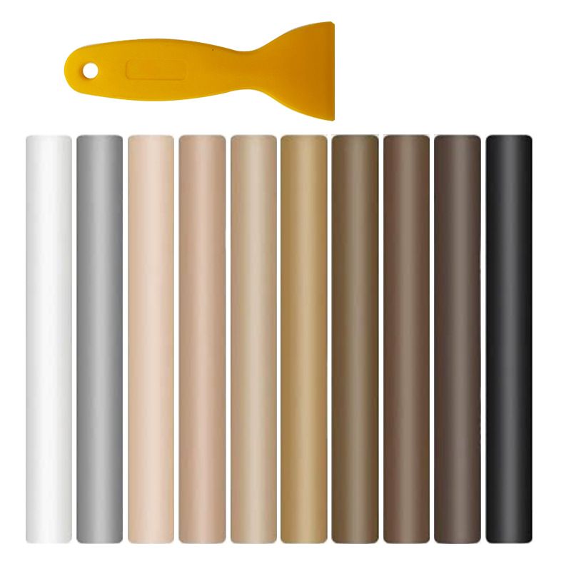 10色家具修補蠟筆英文跨境外貿亞馬遜木櫥櫃釘眼填充修複實木掉漆