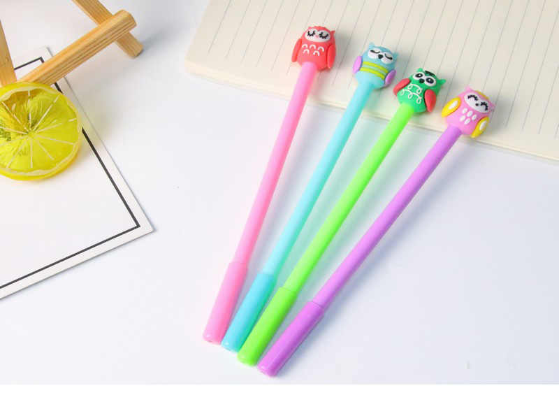 1 Piece Owl Class Learning Daily Plastic Cute Gel Pen display picture 6